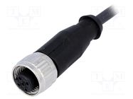 Connector: M12; plug; PIN: 3; female; A code-DeviceNet / CANopen 