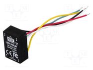 Converter: DC/DC; 12W; Uin: 9÷36V; Uout: 2÷40VDC; Iin: 530mA; cables MEAN WELL