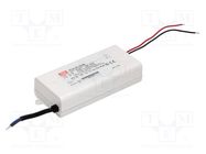 Power supply: switching; LED; 37.8W; 70÷108VDC; 350mA; 180÷295VAC MEAN WELL