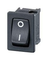 ROCKER SWITCH, SPST-NO, 10A/250VAC/PANEL