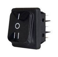 ROCKER SWITCH, DPDT, 16A, 250VAC, PANEL