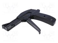 Tool: for crimping; cable ties; Material: plastic; 4.8mm,6.3mm 