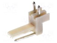 Connector: wire-board; socket; male; PIN: 2; Mini-Latch; 3A; 250V MOLEX