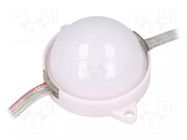 LED; RGB; IP68; No.of diodes: 3; Case (mm): 5050; PLCC6; Ø50mm; SMD WORLDSEMI