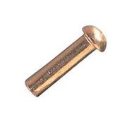 RIVET, ROUND HEAD, COPPER, 5 X 12MM