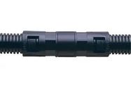 CONDUIT COUPLING, PA66/ALUM, BLACK, 16MM