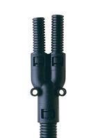 CONDUIT COUPLING, PA66, BLK, 13X10X10MM