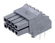 CONNECTOR, RCPT, 8POS, 2ROW, 3MM