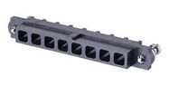 HOUSING CONNECTOR, RCPT, 8POS, 4MM