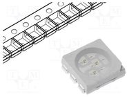 LED; SMD; 5060,PLCC6; blue; 2÷3lm; 800÷1000mcd; 5x5x1.6mm; 120° OPTOFLASH