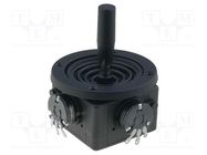 Joystick; 1.8÷3.2kΩ±5%,2- axes; Stabl.pos: 1; 5kΩ; -10÷80°C; ±5% 