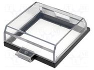 Inspection windows; 72x72mm; panel mount enclosures COMBIPLAST