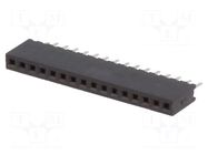 Connector: pin strips; socket; female; PIN: 16; straight; 1A; THT CONNFLY