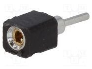 Connector: pin strips; socket; female; PIN: 1; turned contacts CONNFLY