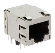 RJ45 CONN, JACK, 8P8C, 1PORT, TH