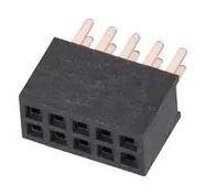 BTB CONN, RCPT, 10POS, 2ROW, 1.27MM