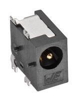 DC POWER JACK, R/A, 1.35MM, 5A, 18V, SMT