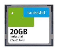 INDUSTRIAL CFAST FLASH MEMORY CARD, 20GB