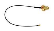 RF CABLE, SMA RP BHD-MHF I PLUG, 100MM