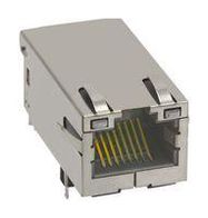 RJ45 CONN, R/A JACK, 8P8C, 1PORT, TH