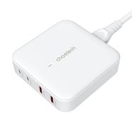 Deskop charger Choetech PD8008,  2x USB-C, 2x USB-A, GaN, 100W (white), Choetech