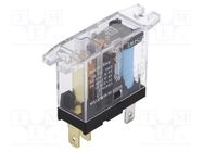 Relay: electromagnetic; SPST-NO; Ucoil: 12VDC; Icontacts max: 10A OMRON Electronic Components