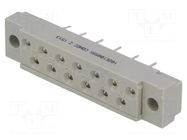Connector: DIN 41617; socket; female; PIN: 13; straight; 4A; 250V CONEC