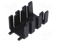 Heatsink: moulded; SOT32; black; L: 32mm; W: 18.5mm; H: 15mm; 16K/W FISCHER ELEKTRONIK