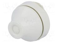 Grommet; EPDM; light grey; Panel thick: 1÷4mm; Øcable: 8÷13mm FIBOX