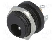 Connector: DC supply; socket; male; 5.5/2.5mm; 5.5mm; 2.5mm CLIFF