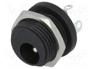 Connector: DC supply; socket; male; 5.5/2.1mm; 5.5mm; 2.1mm CLIFF