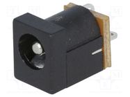 Connector: DC supply; socket; male; 5.5/2.5mm; 5.5mm; 2.5mm; 5A CLIFF