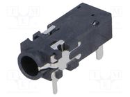 Connector: Jack 3,5mm; socket; female; stereo special; ways: 4; THT CLIFF