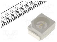 LED; SMD; 3528,PLCC2; green; 330mcd; 3.5x2.8x1.9mm; 120°; 20mA OPTOSUPPLY