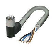 SENSOR CORD, R/A, M12 RCPT, FREE END, 3M