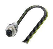 SENSOR CORD, M12 RCPT, FREE END, 200MM