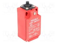 Limit switch; plunger; NO + NC; 5A; max.240VAC; max.240VDC; PG13,5 HIGHLY ELECTRIC