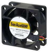 AXIAL FAN, 53.7CFM, 56DBA, 11.16W, 12VDC