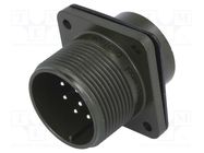 Connector: circular; socket; PIN: 10; male; soldering; MS/DS; 13A AMPHENOL