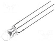 LED; red/green; 5mm; 500÷1120mcd; 30°; Front: convex; 1.8÷2.5VDC OPTOSUPPLY