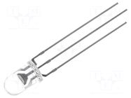 LED; red/green; 5mm; 500÷1120mcd; 30°; Front: convex; 1.8÷2.5VDC OPTOSUPPLY