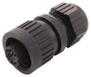 CIR CONNECTOR, RECEPTACLE, 6POS, CABLE