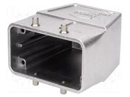 Enclosure: for HDC connectors; Han® EMC/B,Han® High Temp; high HARTING