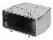 Enclosure for connectors: HDC; size 16B; for cable; IP65; high HARTING