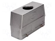 Enclosure for connectors: HDC; size 24B; for cable; IP65; high HARTING