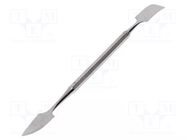 Spatula; stainless steel; L: 170mm; Blade tip shape: shovel IDEAL-TEK