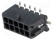 Connector: wire-board; socket; male; Micro-Fit 3.0; 3mm; PIN: 10 