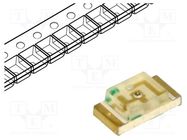 LED; SMD; 1206; green; 18÷70mcd; 3.2x1.6x1.1mm; 120°; 20mA; λd: 568nm KINGBRIGHT ELECTRONIC