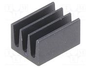 Heatsink: extruded; black; L: 8.5mm; W: 6.3mm; H: 4.8mm; 83K/W FISCHER ELEKTRONIK