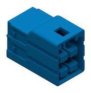 CONN HOUSING, RCPT, 4POS, 4.5MM, BLUE